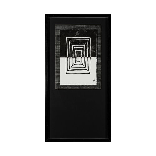 13313 - Square  by Studio M a handmade Original Framed Artwork under Glass