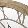 63079 - Mething Light Brown 31.5" Large Farmhouse Wall Clock