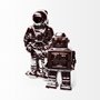 68621 - Robby 4L x 3W Bronze Polished Robot
