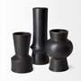68631 - Laforge Black Ceramic Vase