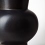 68632 - Laforge II Black Ceramic Vase