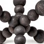 68670 - Carollan I (Small) 7L x 7W Black Geometric Wood Ball Jack