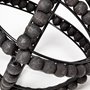 68678 - Earnhardt I Small 9L x 9W Black Wooden Beaded Orb