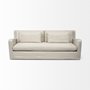 68702 - Denly II 92.5W  Beige Slipcover Three Seater Sofa 