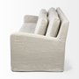 68702 - Denly II 92.5W  Beige Slipcover Three Seater Sofa 