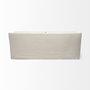 68702 - Denly II 92.5W  Beige Slipcover Three Seater Sofa 