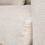 68702 - Denly II 92.5W  Beige Slipcover Three Seater Sofa 