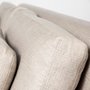 68702 - Denly II 92.5W  Beige Slipcover Three Seater Sofa 