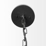 68403 - Minerva 19x22 Metallic Gray Hammered Detail Pendant Light