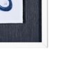 13270 - Koi Fish Blue I by Mercana Studio a Hand Embellished Textured Framed Art Print Matted under Glass