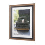 13252 - Get Out of Dodge Hunter Green by Mercana a Hand Embellished Framed Photo Art Print Matted under Glas