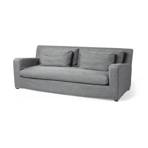 68721 - Denly II 92.5W Casterock Gray Slipcover Three Seater Sofa 