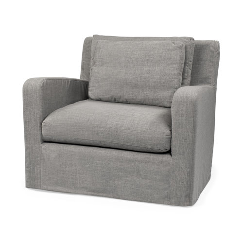 68724 - Denly III 38 X 38.25 X 34.5 Flint Gray Slipcover Upholstered Arm Chair