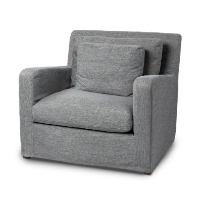 68725 - Denly III 38 X 38.25 X 34.5 Castlerock Gray Slipcover Upholstered Arm Chair