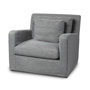 68725 - Denly III 38 X 38.25 X 34.5 Castlerock Gray Slipcover Upholstered Arm Chair