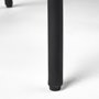 68512 - Etienne 26.25" Seat Height Black Wood Seat Black Metal Base Stool