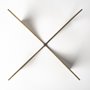 68662 - Lima II (Large) 10L x 10W Gold Geometric Decorative Object