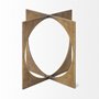 68661 - Lima I (Small) 6L x 6W Gold Geometric Decorative Object