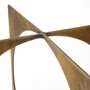 68662 - Lima II (Large) 10L x 10W Gold Geometric Decorative Object