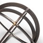 57673 - Galenna I (Small) 8L x 8W Black Metal Circular Decorative Orb