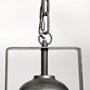 65100 - Bashaw I 17x20 Gray Toned Metal Dome Pendant Light 