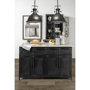 65100 - Bashaw I 17x20 Gray Toned Metal Dome Pendant Light 