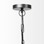 68403 - Minerva 19x22 Metallic Gray Hammered Detail Pendant Light