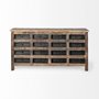 67738 - Wilton I 63x16 Reclaimed Wood and Metal 16 Drawer Sideboard