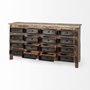 67738 - Wilton I 63x16 Reclaimed Wood and Metal 16 Drawer Sideboard