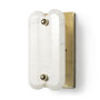68772 - Stein 5L x 6W Gold W/ White Marble Shade Wall Sconce