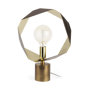 68773 - Shamir 15L x 15W Gold Geometric Metal Table Lamp