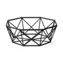 68799 - Davy 17L x 17W Black Metal Large Hexagonal Bowl