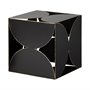 68803 - Darren (Large) 8L x 8W Black Metal Decorative Cube