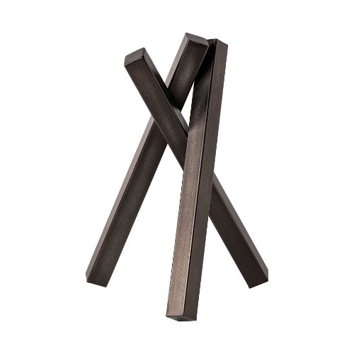 68805 - Bastian (Large) 9L x 8W Black Metal Abstract Object