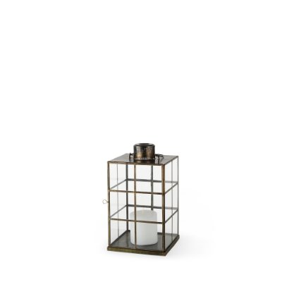 68834 - Grimwig (Small) 8L x 8W x 15H LANTERN W/SHEET BASE WITHOUT BEVEL
