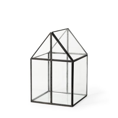 68839 - Sikes (Medium) 8L x 8W x 13H Hut Terrarium W/Glass Base