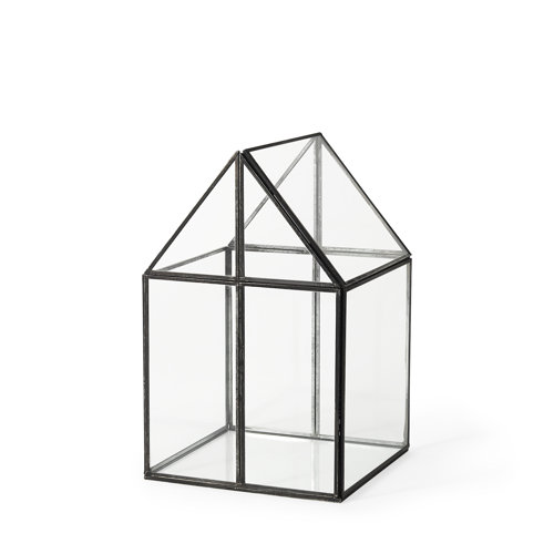 68839 - Sikes (Medium) 8L x 8W x 13H Hut Terrarium W/Glass Base