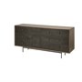 68846 - Grace 70Wx18.5Lx31.25H Two-Tone Brown Solid Wood 6 Drawer Sideboard