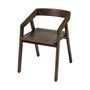 68852 - Nicholas I Onyx Brown Solid Wood Dining Chair