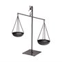 68855 - Ellis 10L x 4W Black Metal Vintage Inspired Weighing Scale