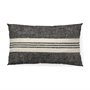 68879 - Sharon 14x26 Black With Stripes Decorative Pillow Cover 