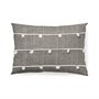 68882 - Linda 13x21 Navy And Cream With White Detail Pillow Cover 