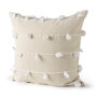 68883 - Erica 20x20 Cream With White Detail Pillow Cover