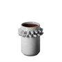 68915 - Farmhampton Small Gray Spoked Ceramic Vase 