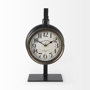 63025 - Taxz Metallic Brown Metal Hanging Table Clock