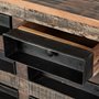 67738 - Wilton I 63x16 Reclaimed Wood and Metal 16 Drawer Sideboard