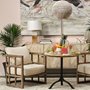 68158 - Woodrow (22.3"H) Light Brown Wood w/ White Accent Table Lamp