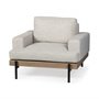 68755 - Colburne I Beige Fabric W/ Wood and Iron Frame Accent Chair 