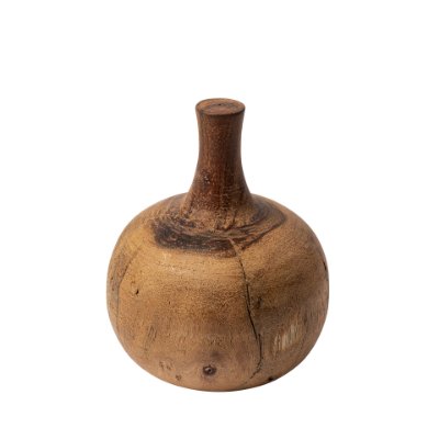 68895 - Afra Medium Solid Wood Vase Shaped Decorative Object 