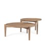 69024 - Cleaver (Set of 2) 40" & 31" Round Brown Solid Wood Nesting Coffee Tables